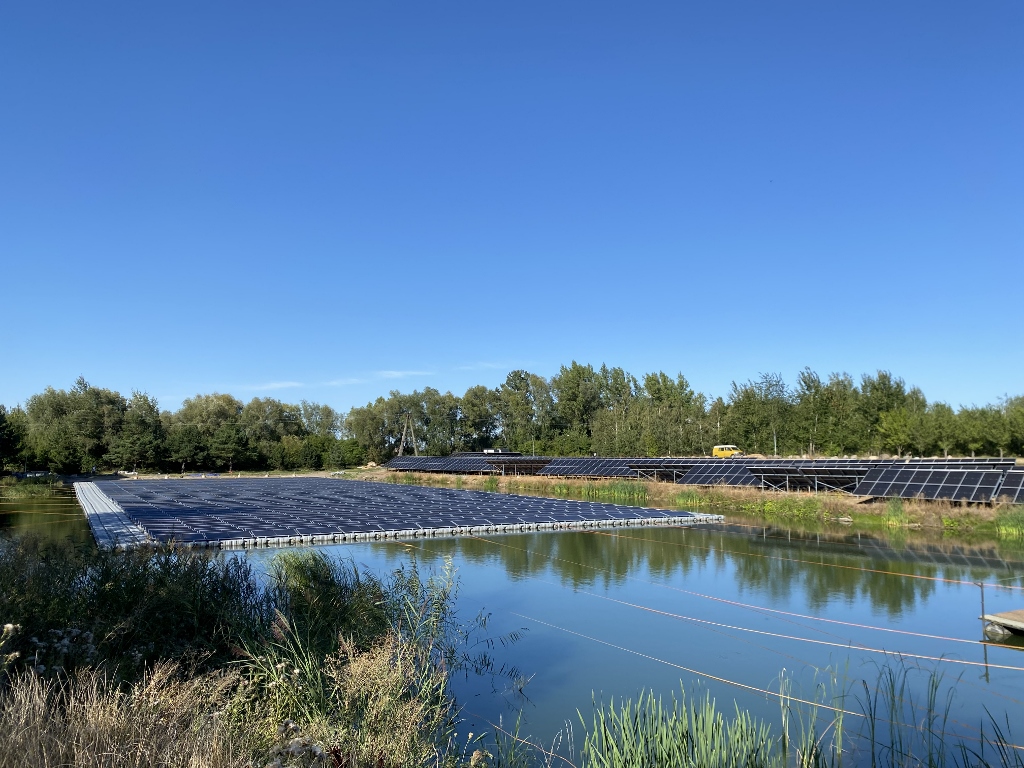 Una nueva planta fotovoltaica flotante en Polonia